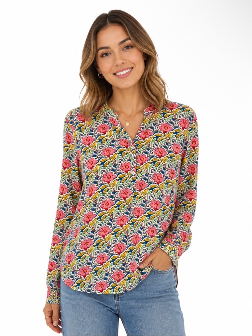 Talbots Top Blouse 100% Cotton
